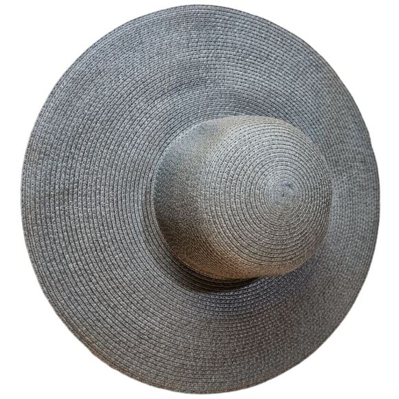 Joe Fresh Beachy Straw Hat Oversized Floppy One Size - Picture 3 of 7